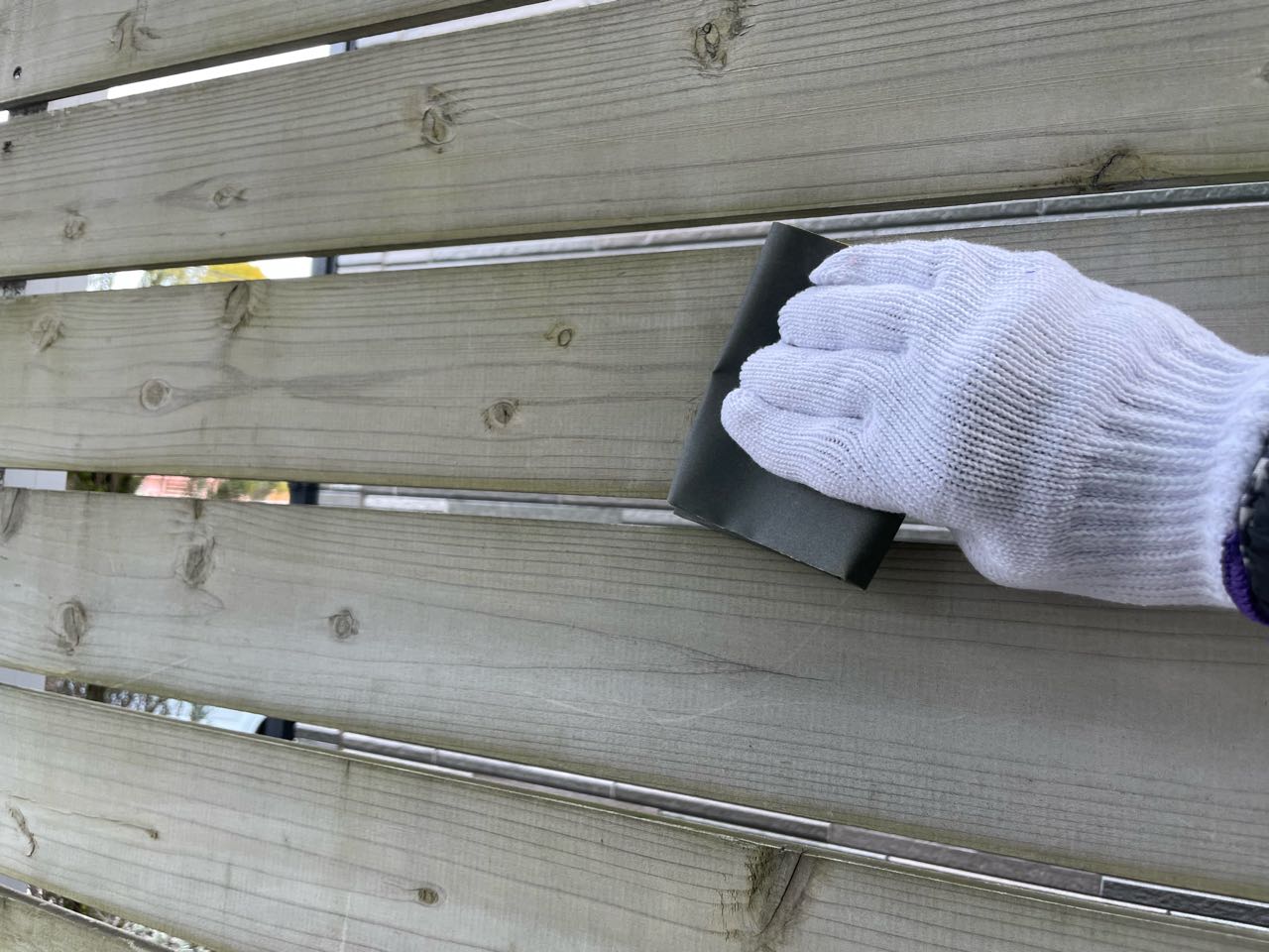 ケレン作業です。