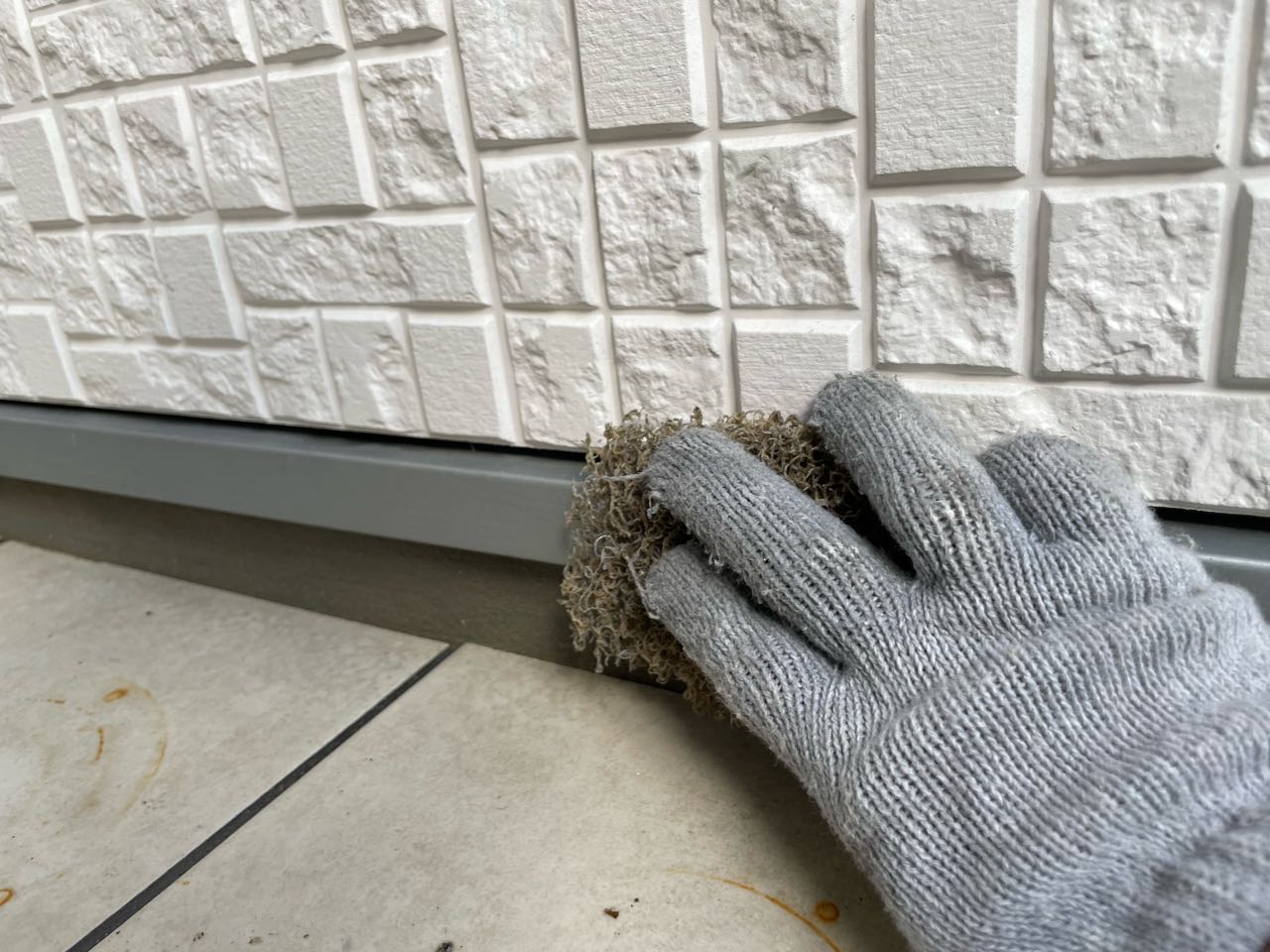 ケレン作業です。