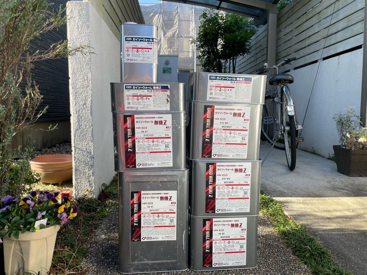 材料検収です。