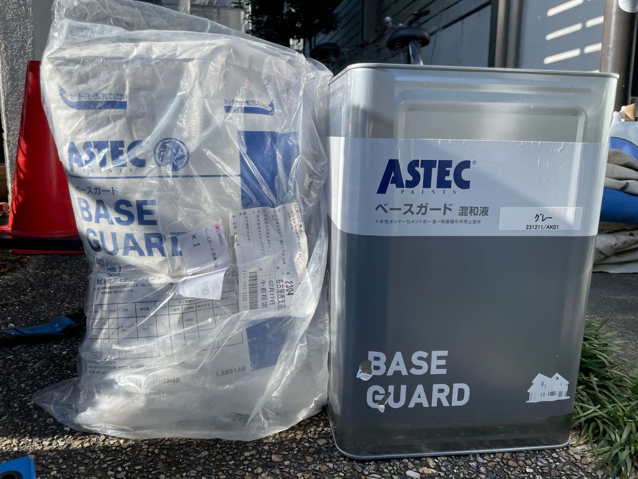 材料検収です。