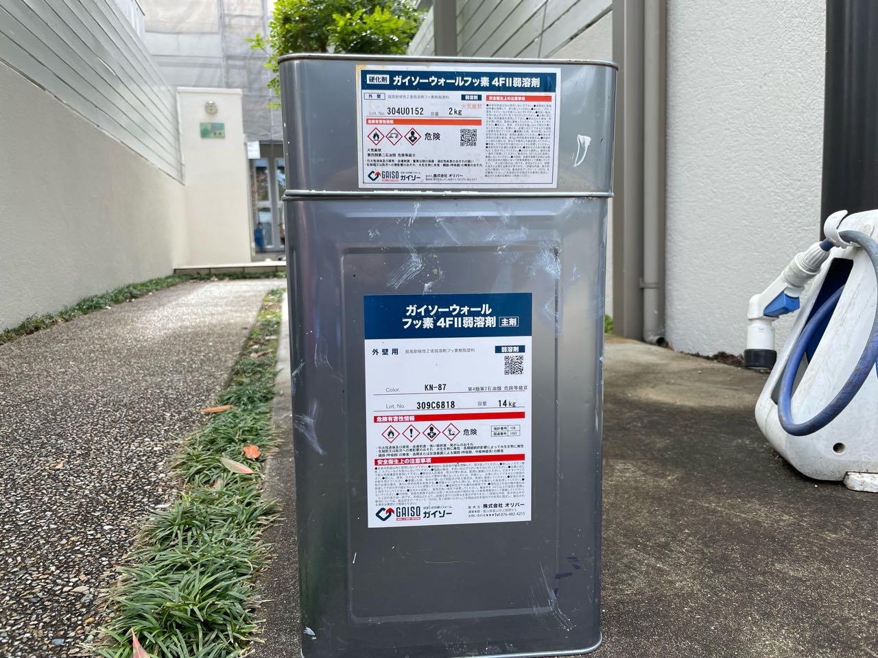 材料検収です。