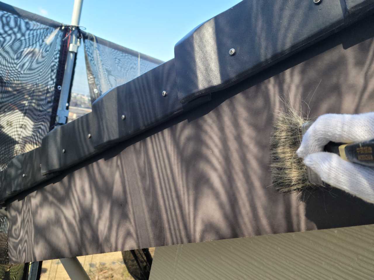 ケレン作業です。