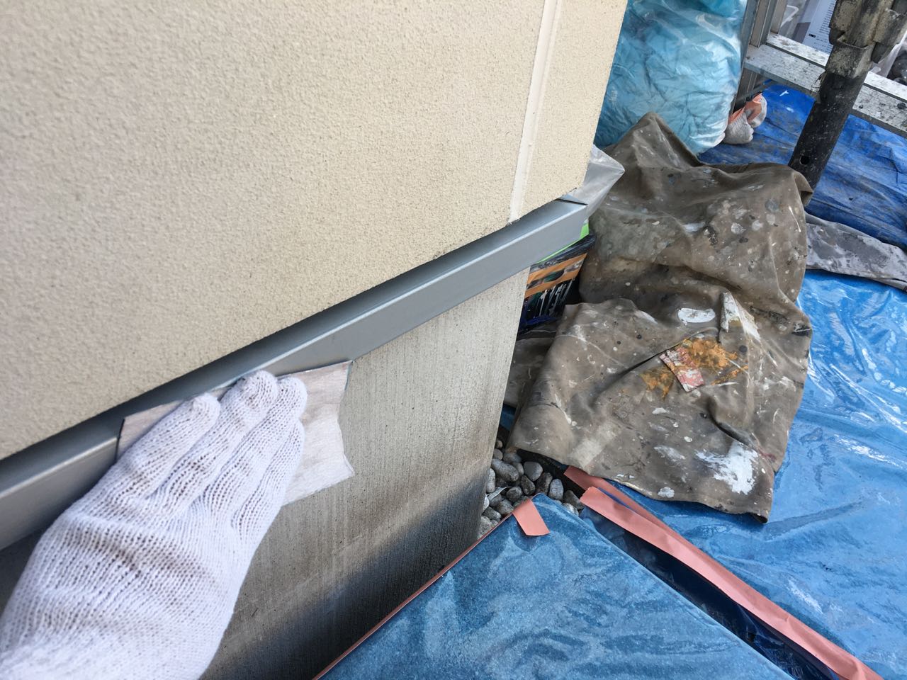 ケレン作業です。