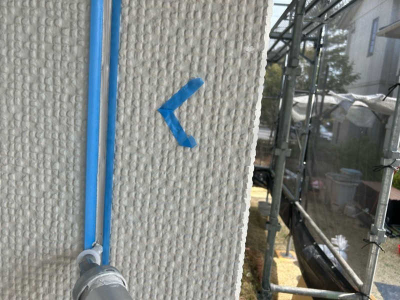 コーキング充填します。