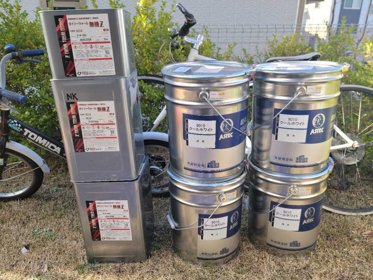 材料検収です。