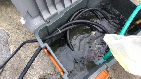 バイオ洗浄原液混入。