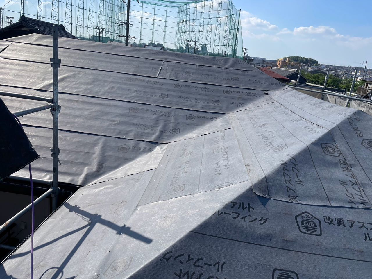 ルーフィングです。