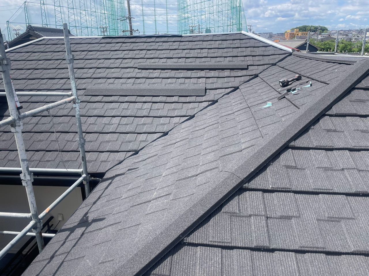 役物の施工です。