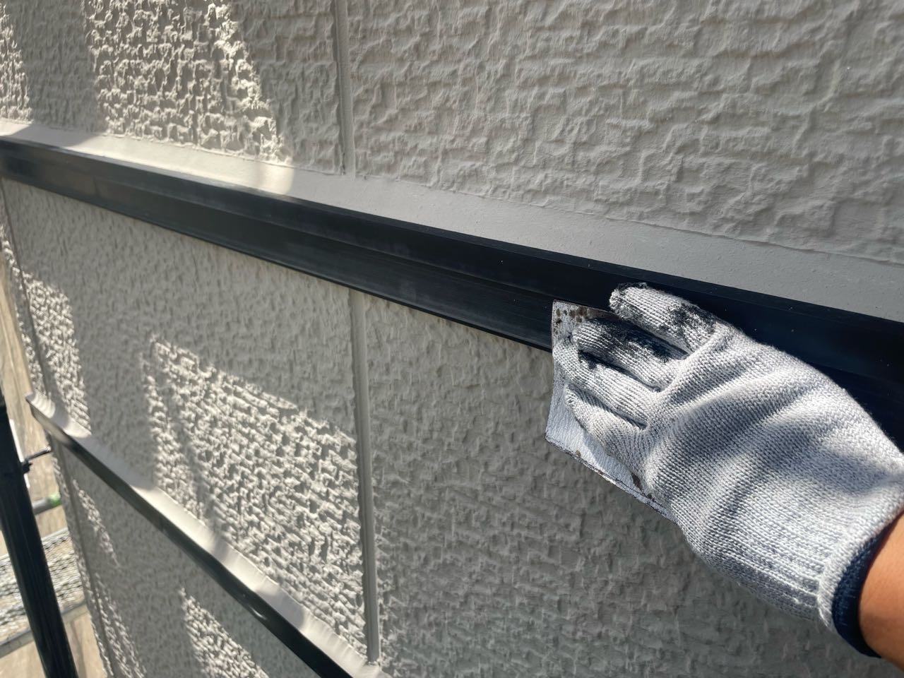 ケレン作業です。