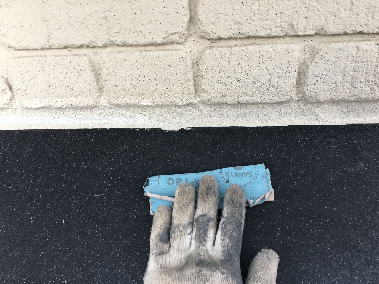 ケレン作業です。