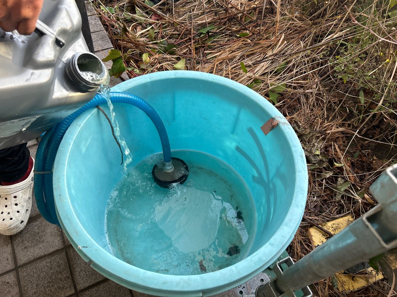 バイオ洗浄原液混入。