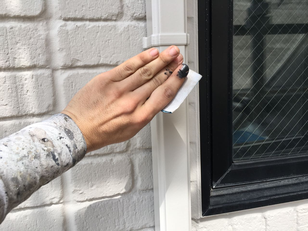 ケレン作業です。