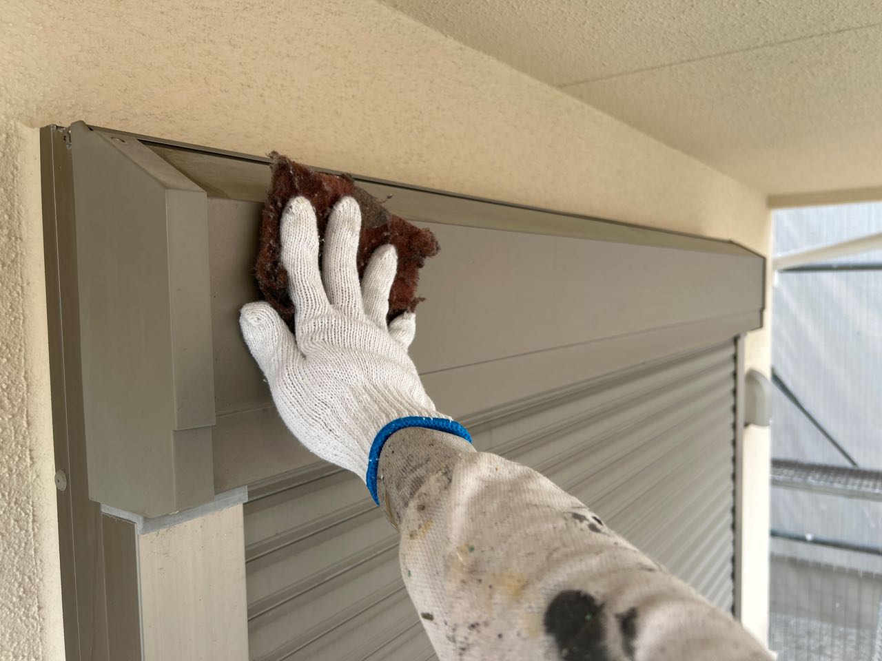 ケレン作業です。