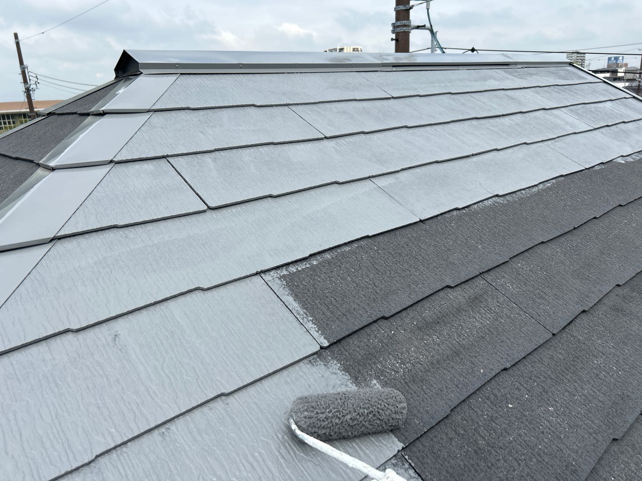 シーラー塗布1回目です。