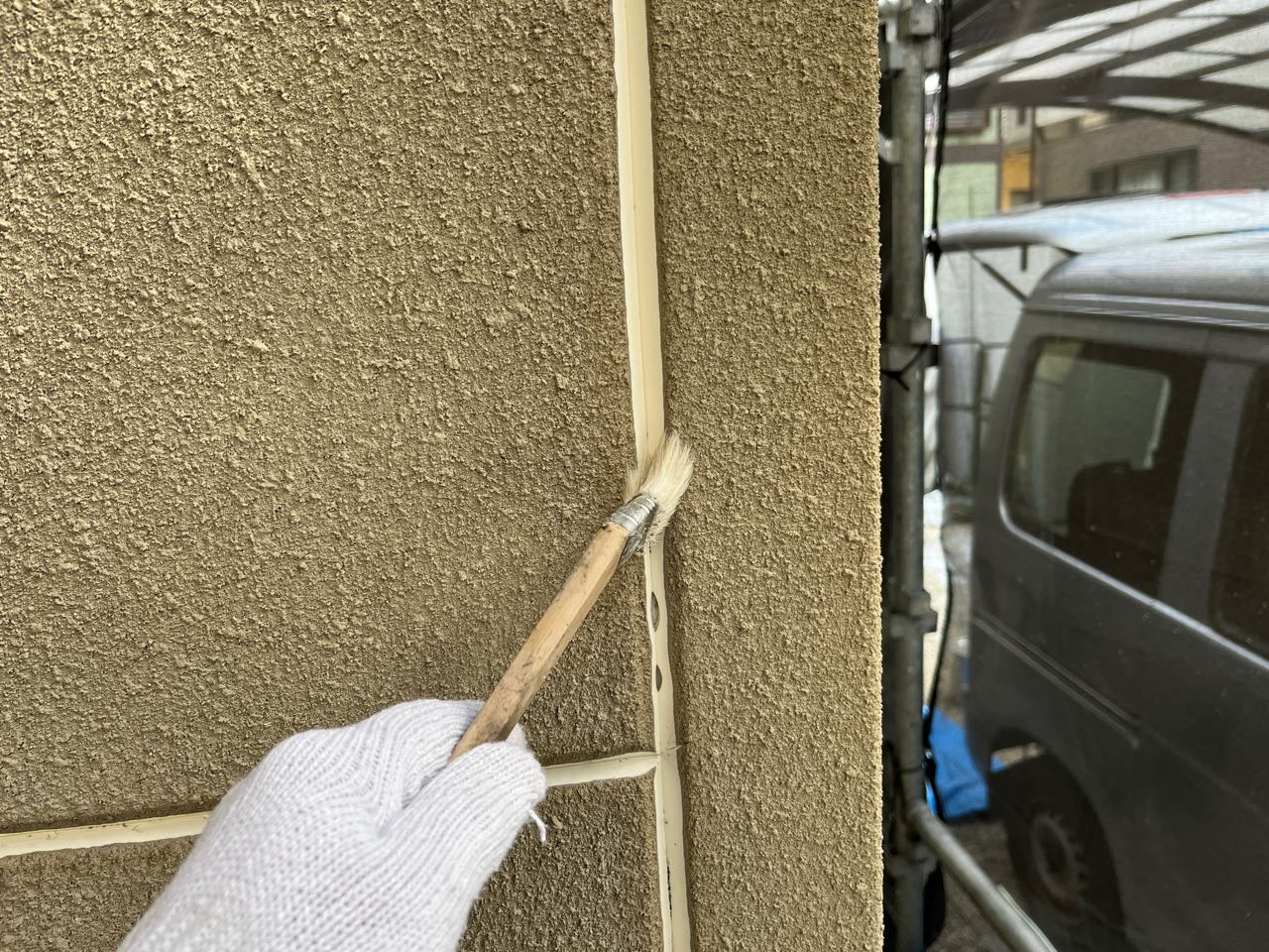 プライマー塗布します。