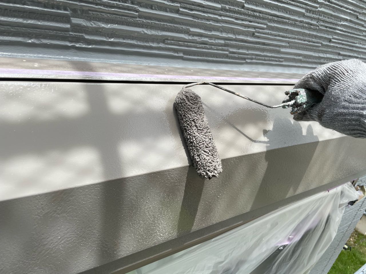 仕上げ塗装2回目です。