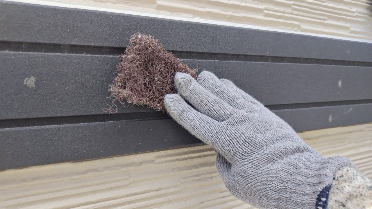 ケレン作業です。