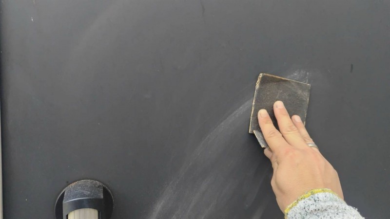 ケレン作業です。