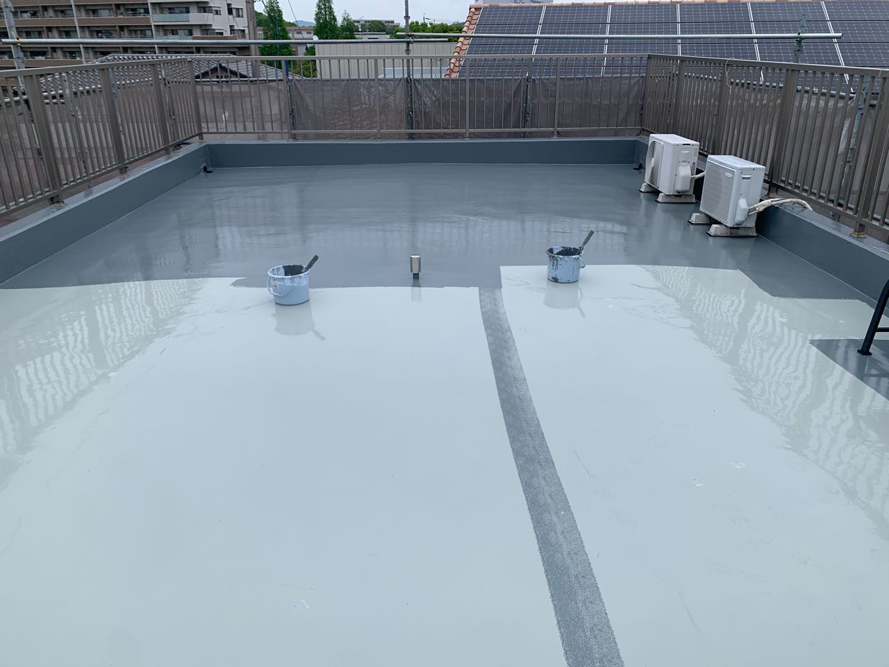 トップコート塗布。