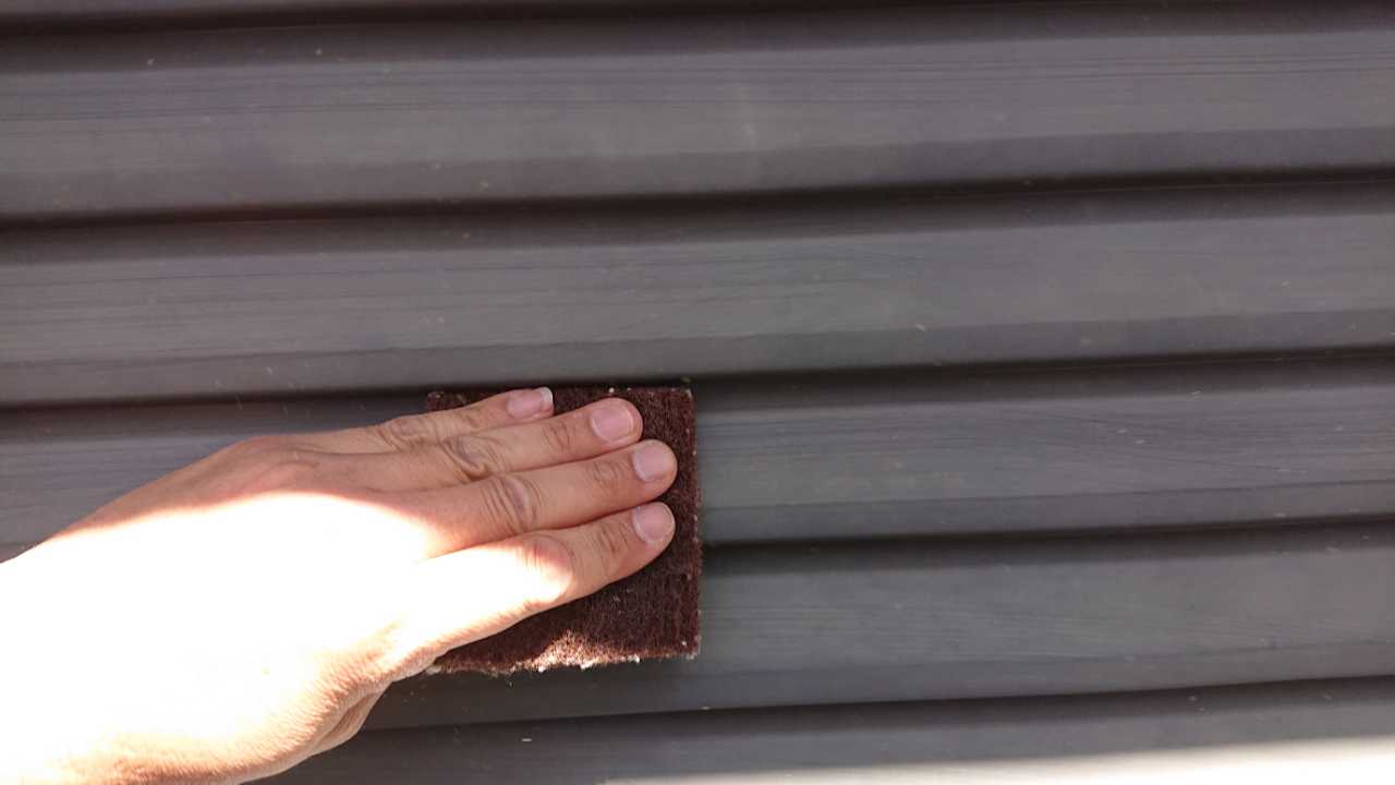 ケレン作業です。