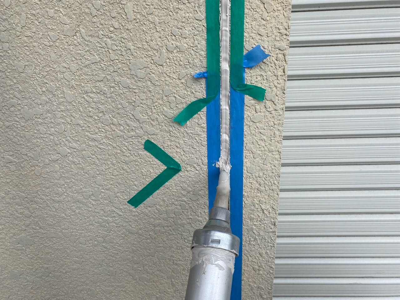 コーキング充填します。