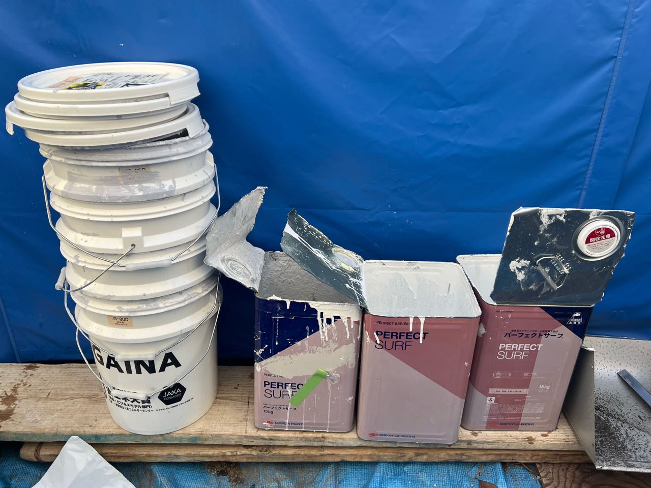 材料検収です。