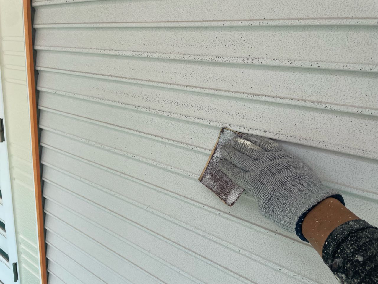 ケレン作業です。