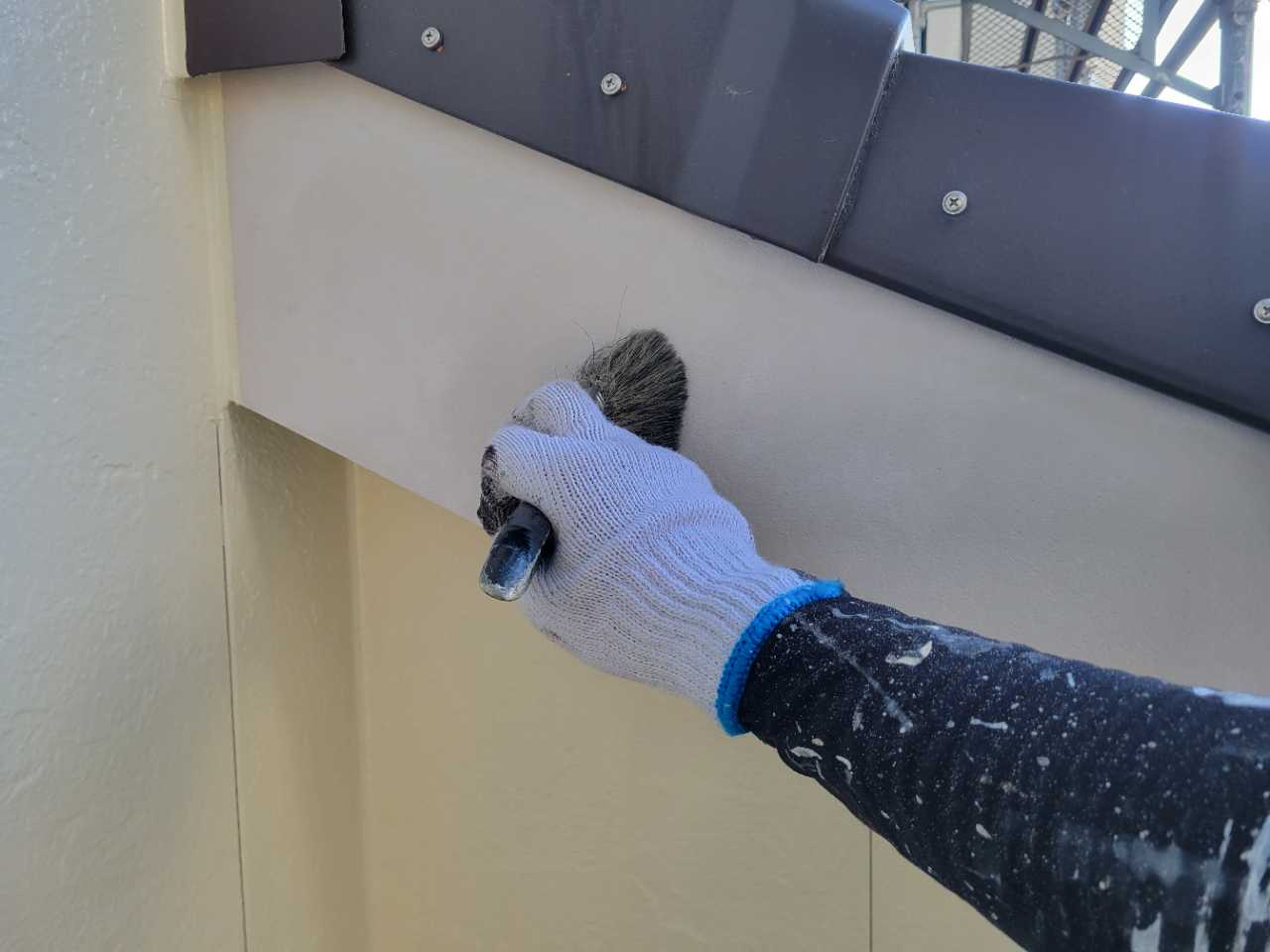 ケレン作業です。