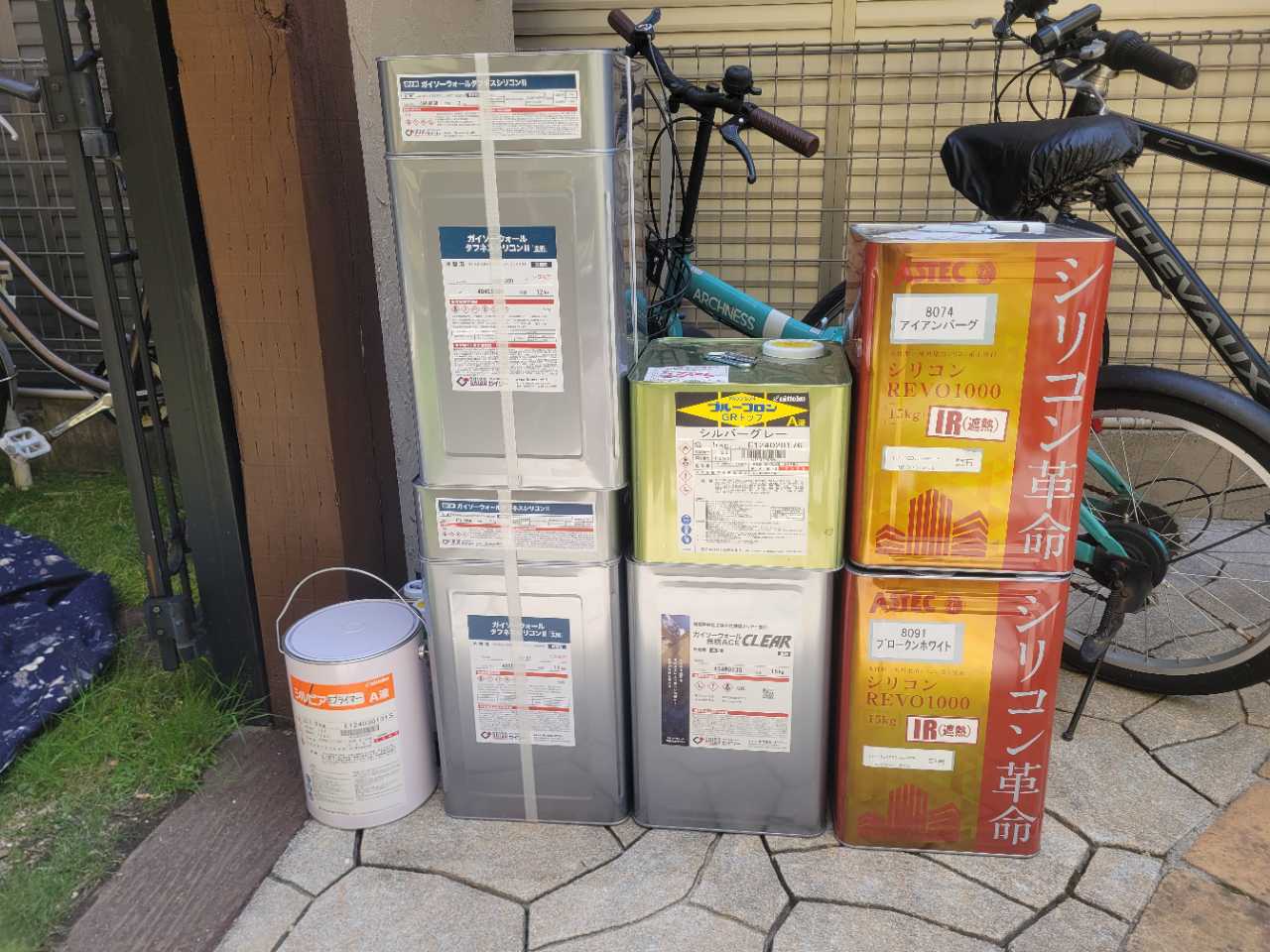 材料検収です。