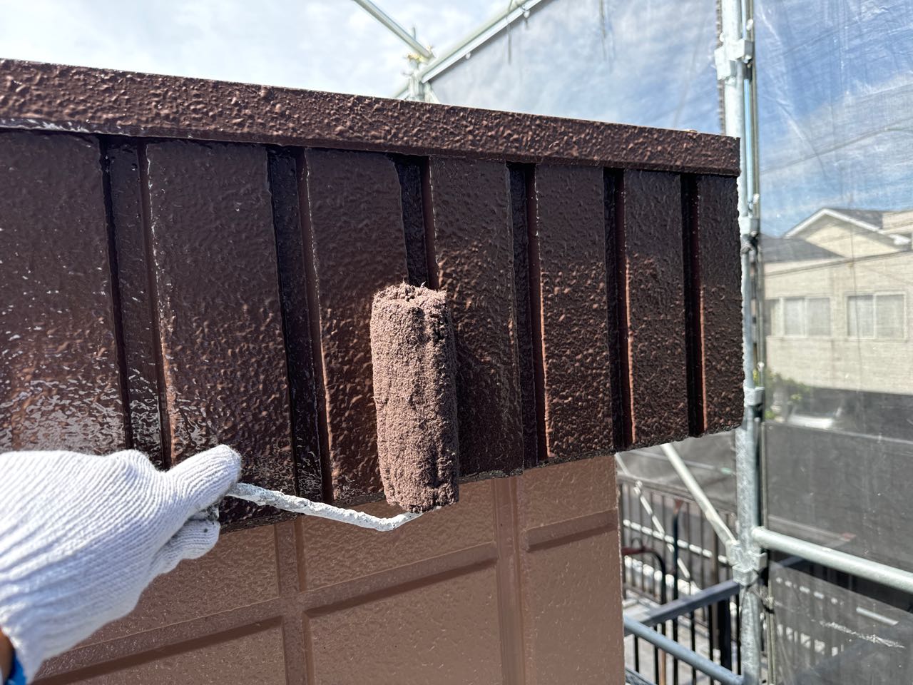 仕上げ塗装2回目です。