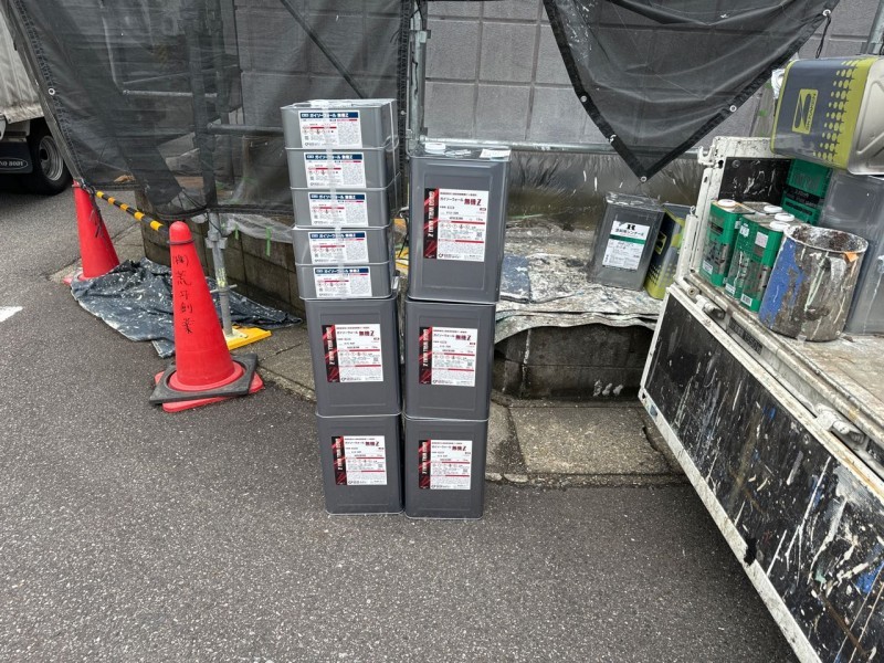 材料検収です。