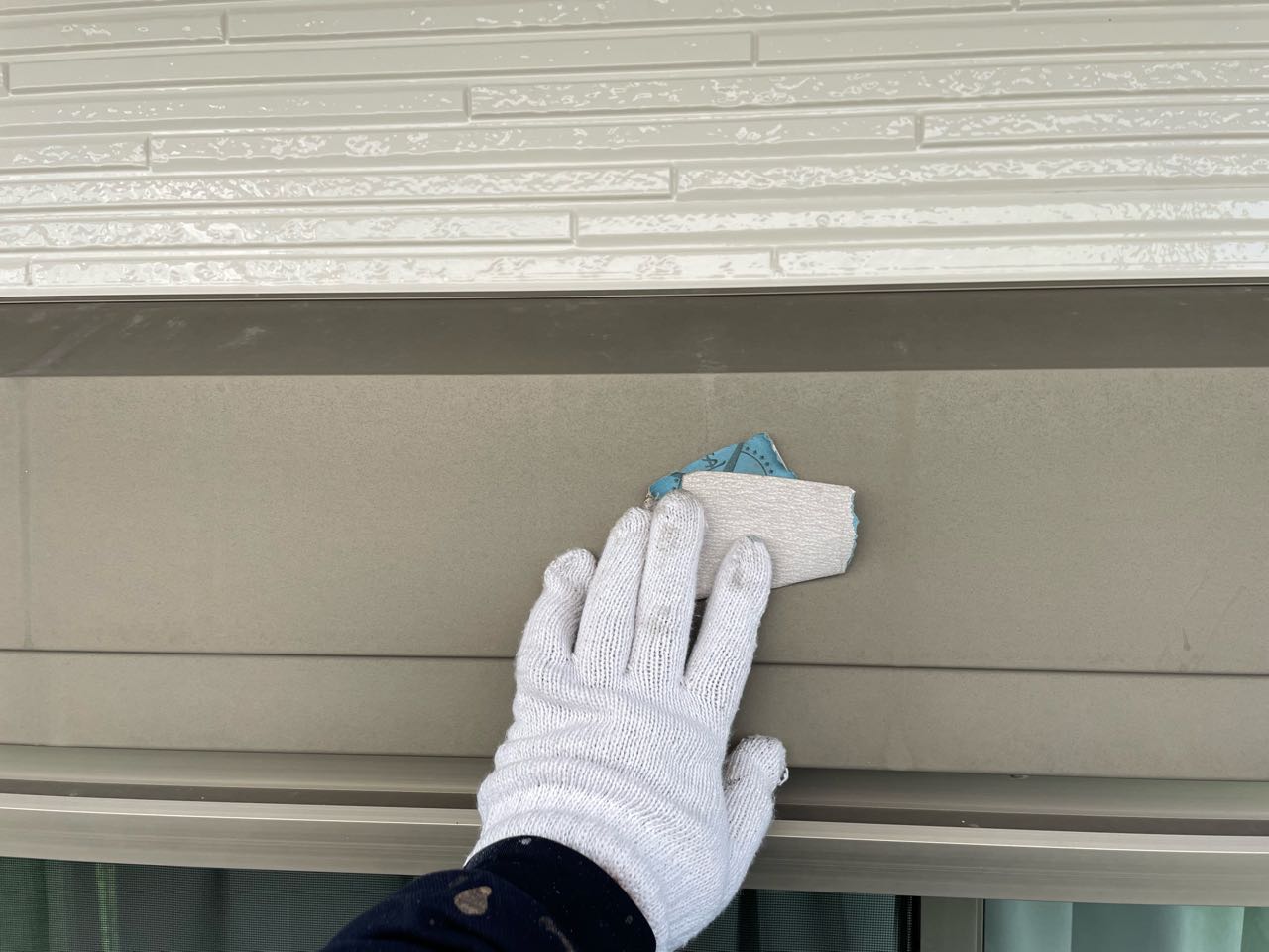 ケレン作業です。