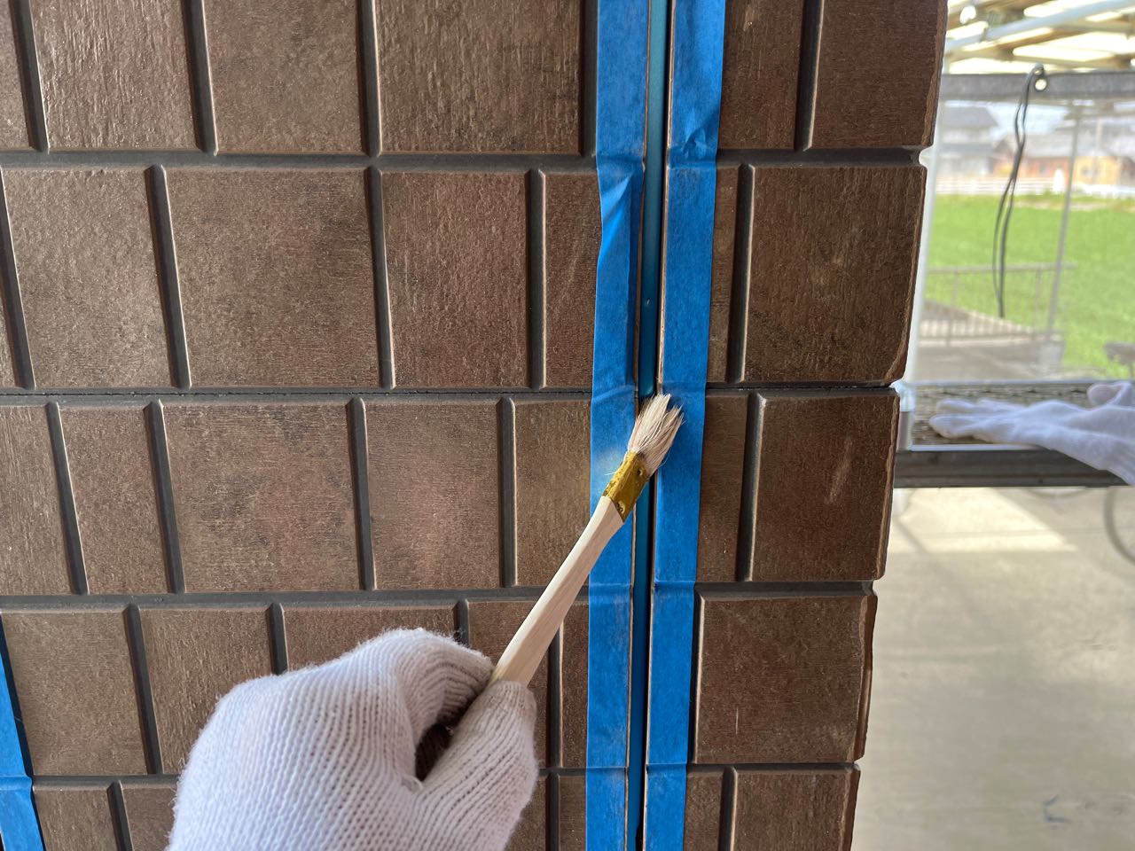 プライマー塗布します。