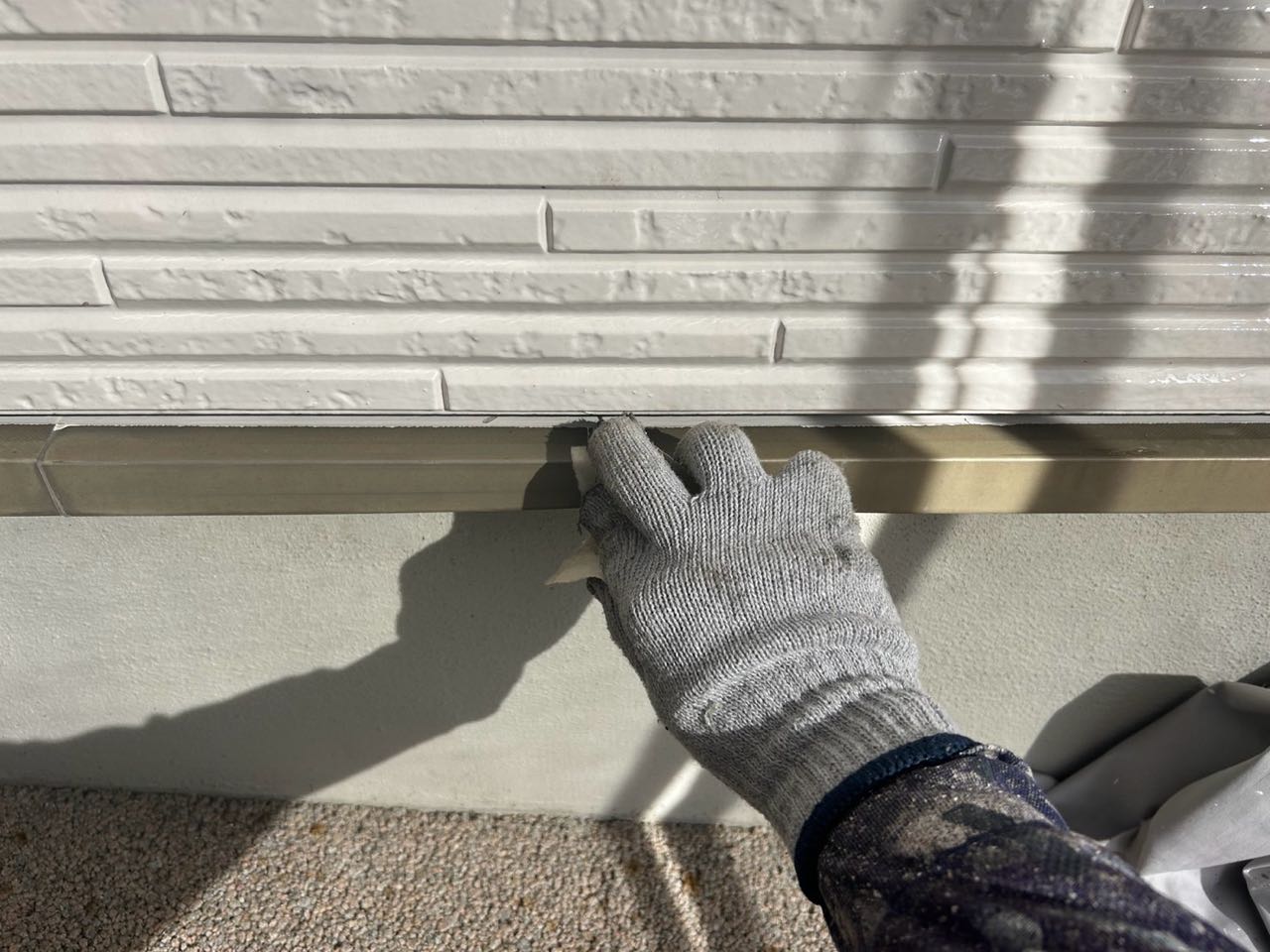 ケレン作業です。