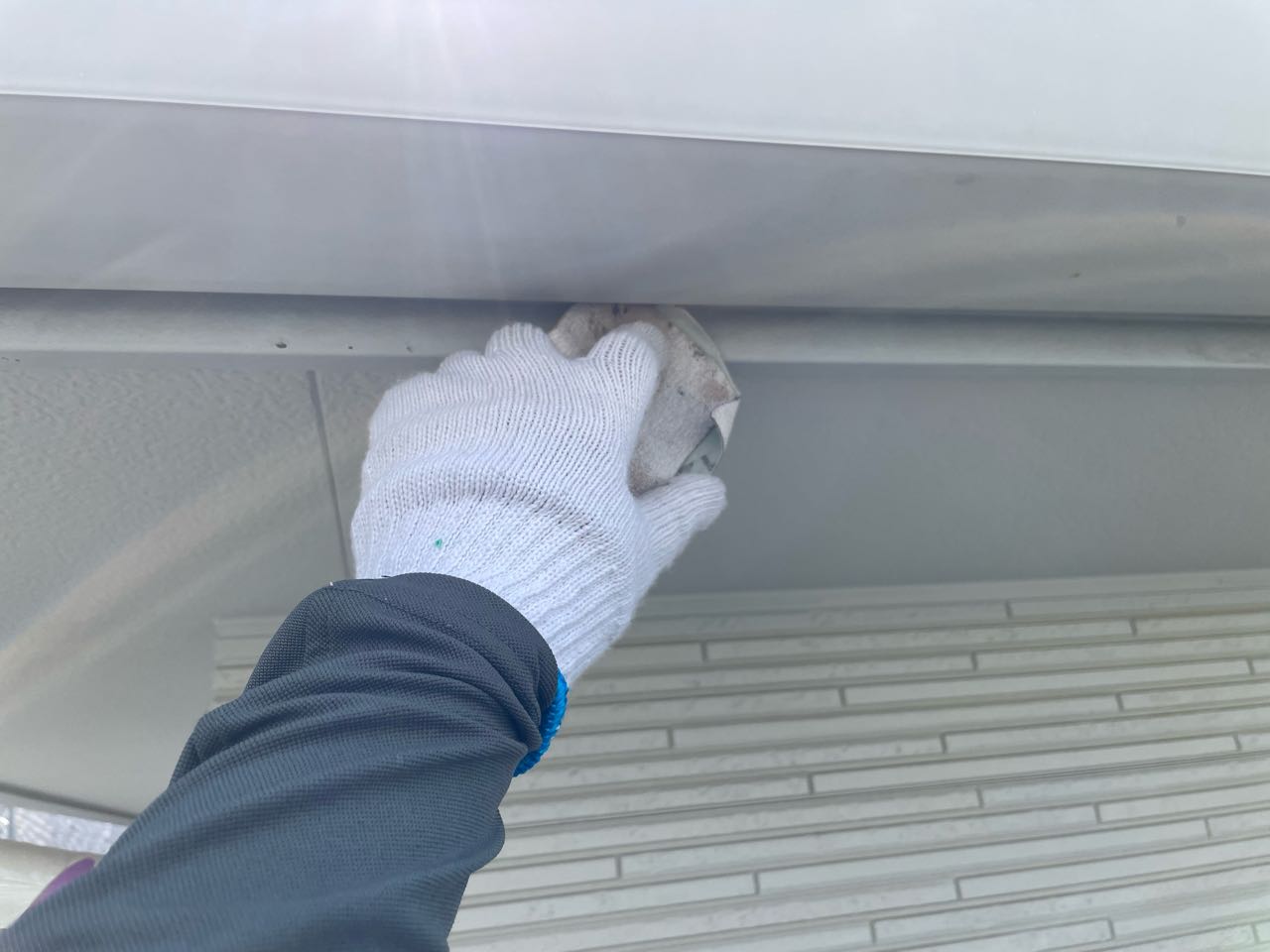 ケレン作業です。