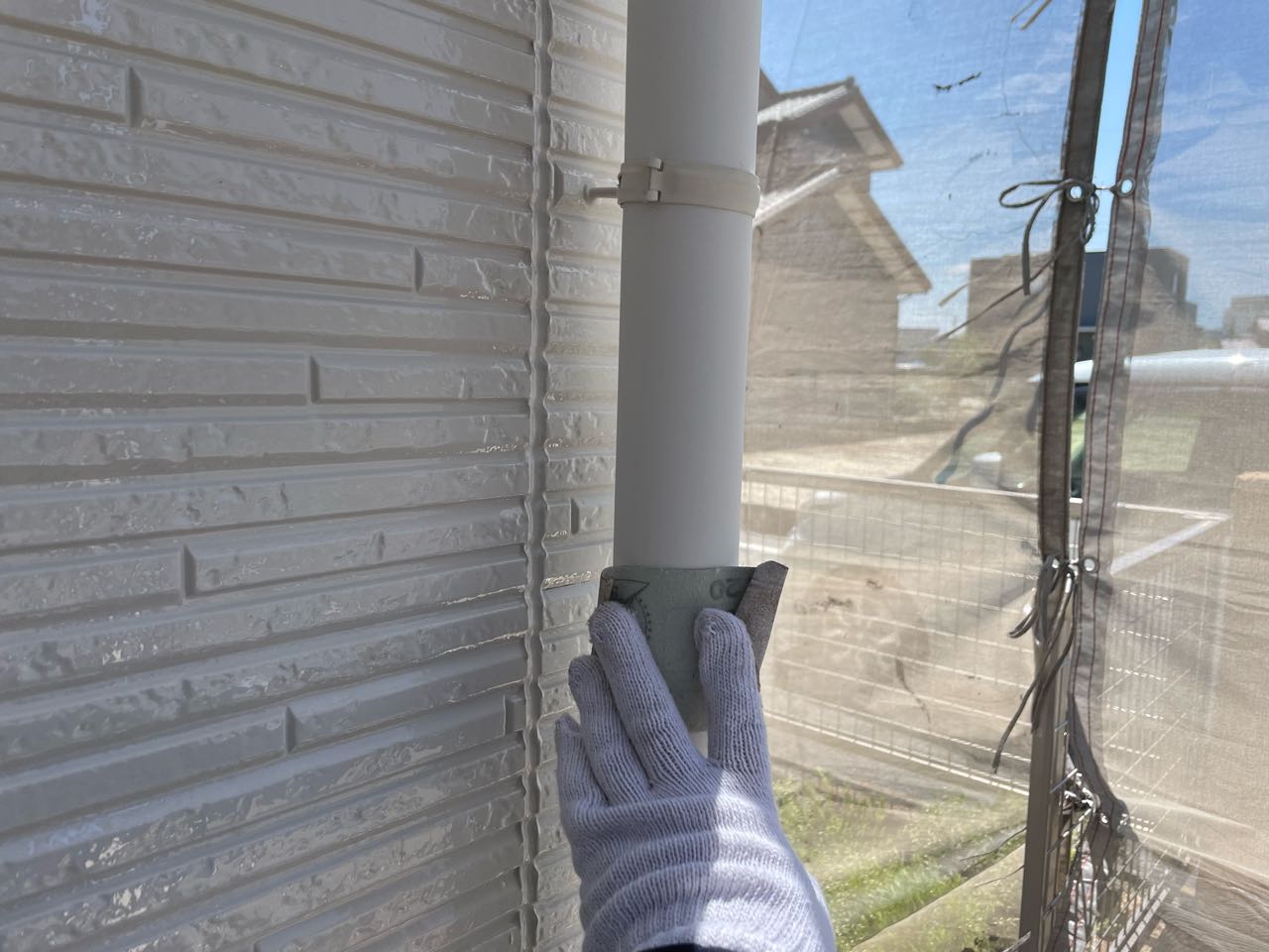 ケレン作業です。