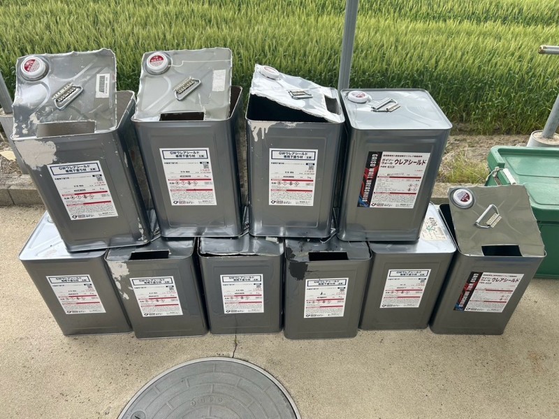 材料検収です。