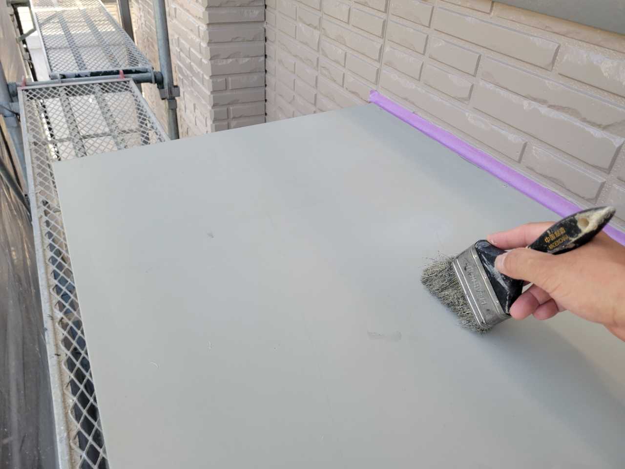 ケレン作業です。