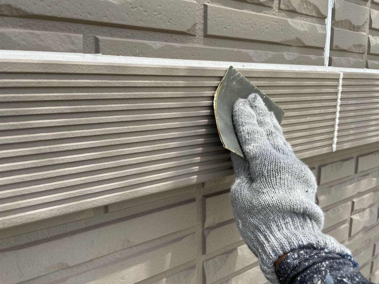 ケレン作業です。