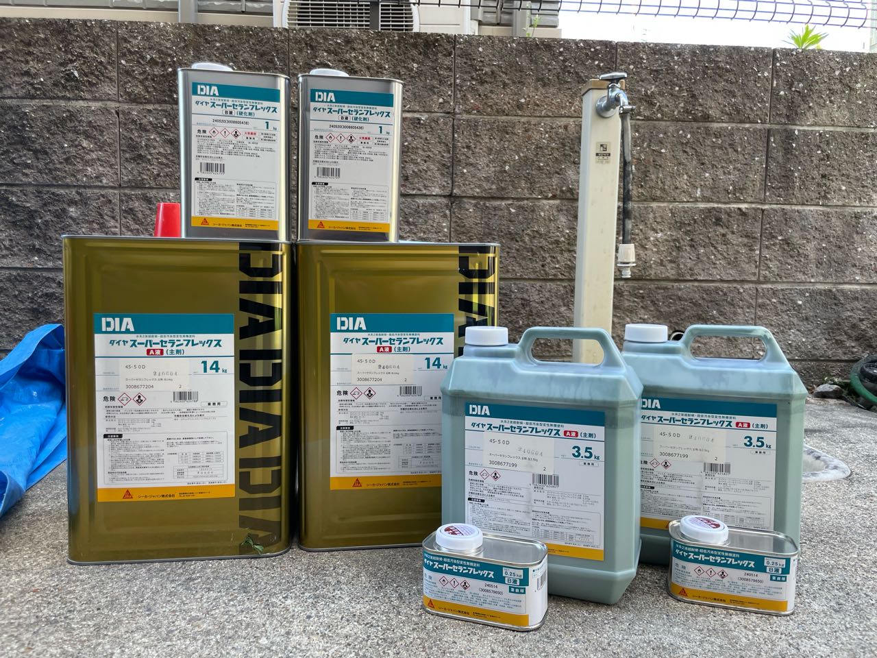 材料検収です。