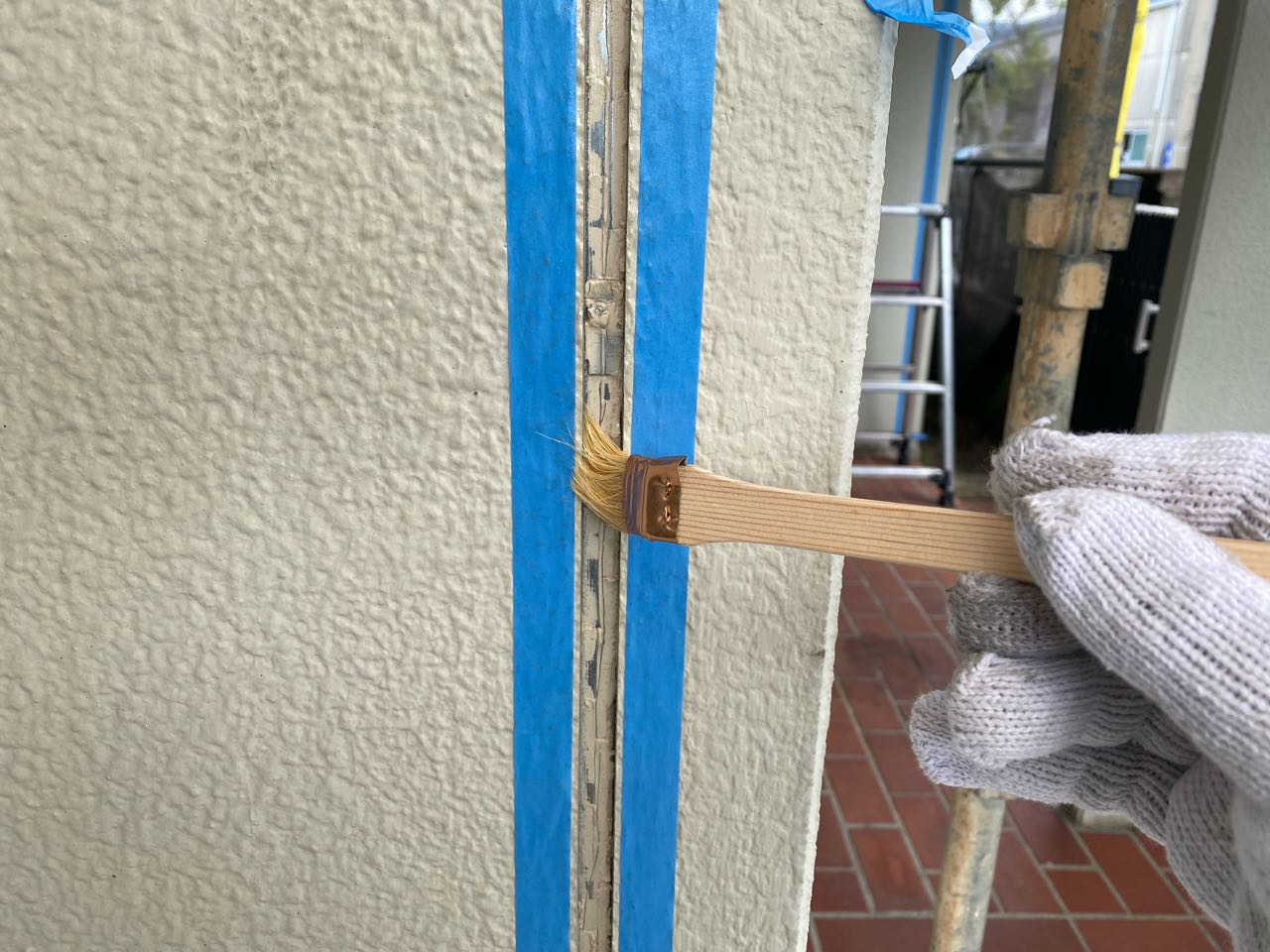 プライマー塗布します。