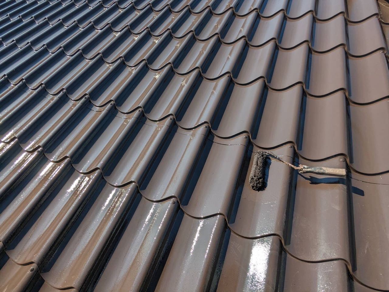 仕上げ塗装2回目です。