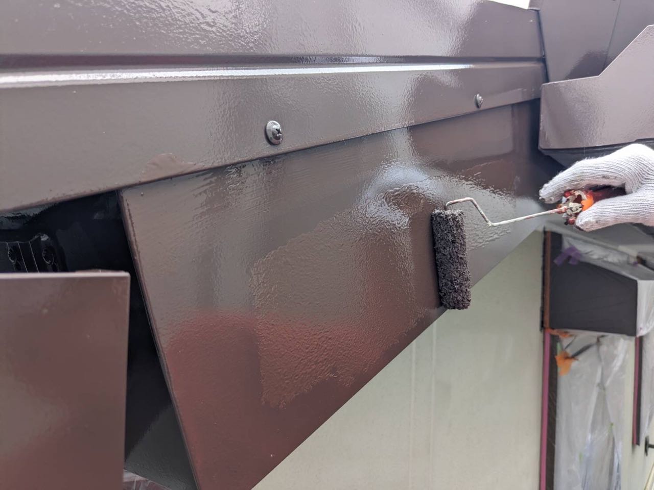 仕上げ塗装2回目です。