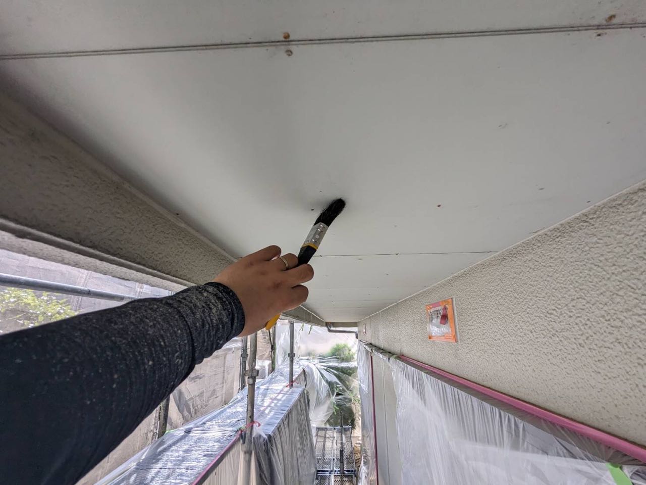 ケレン作業です。