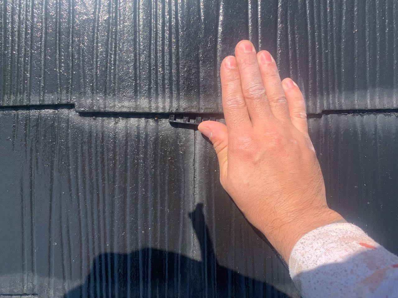 タスペーサー挿入です。