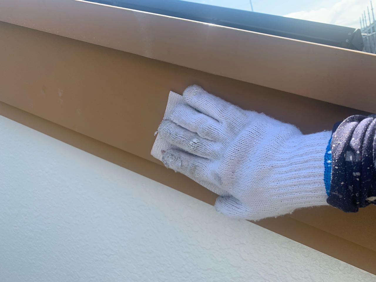 ケレン作業です。