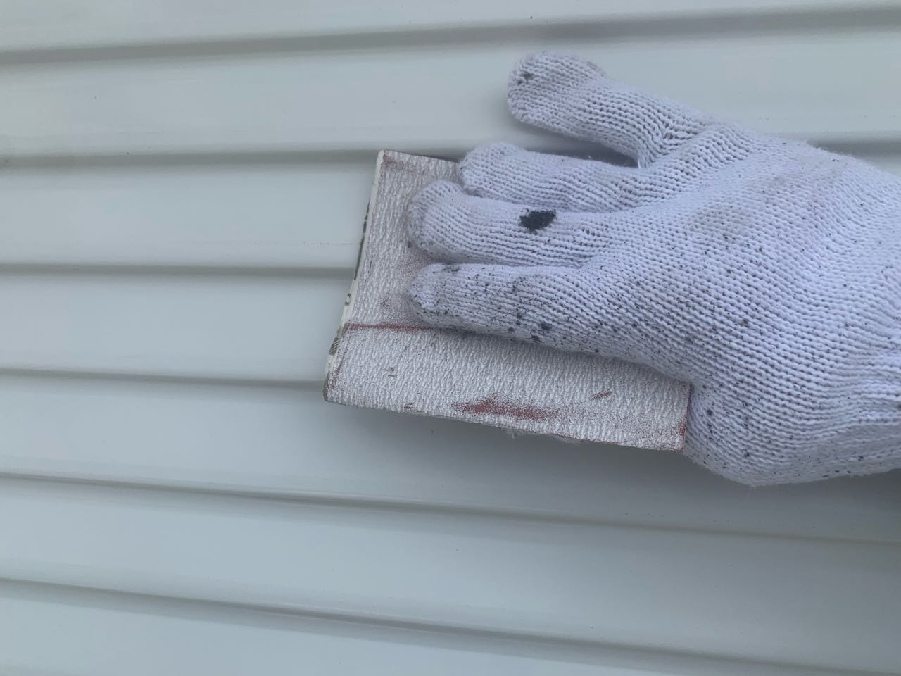 ケレン作業です。