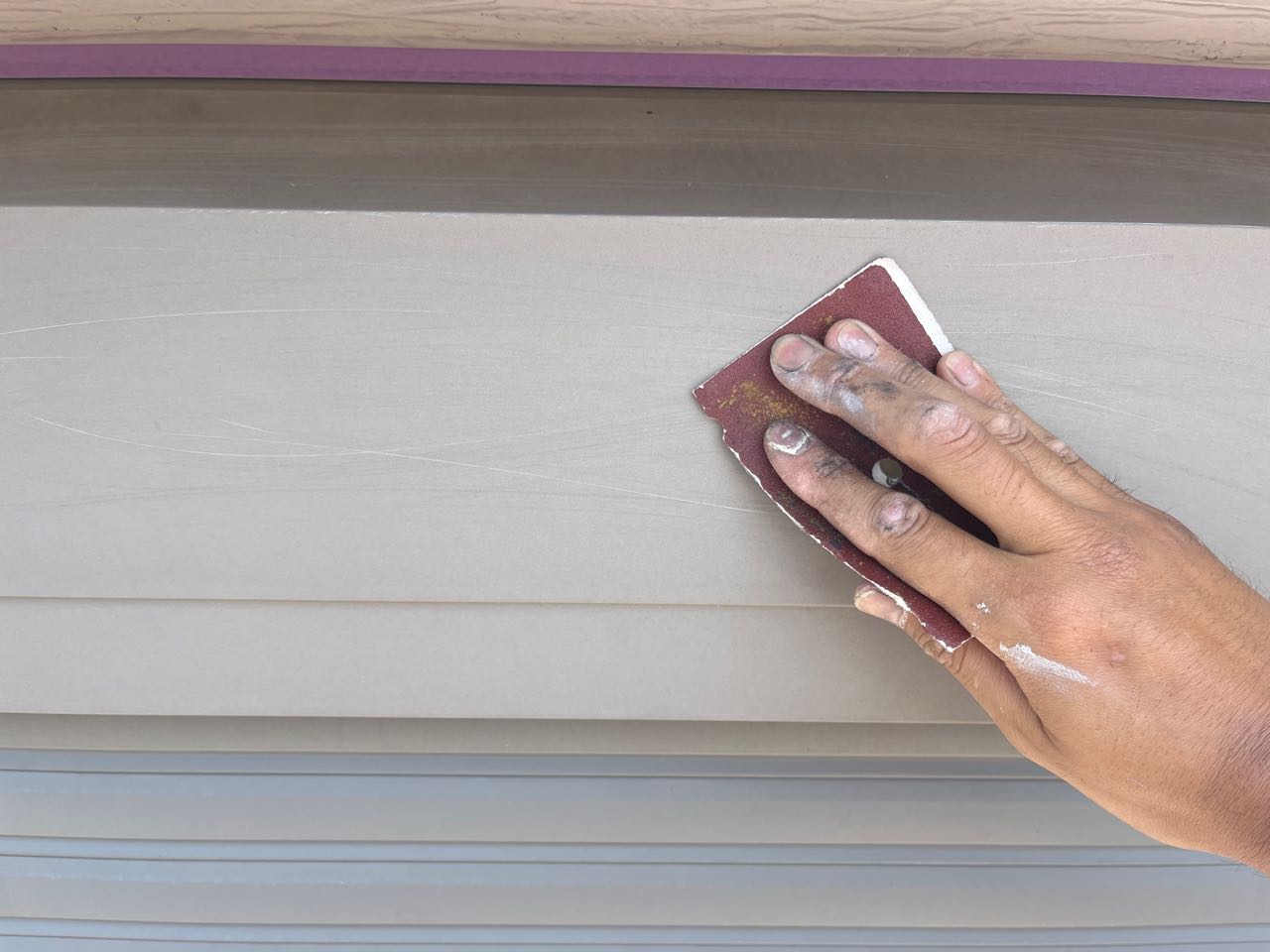 ケレン作業です。