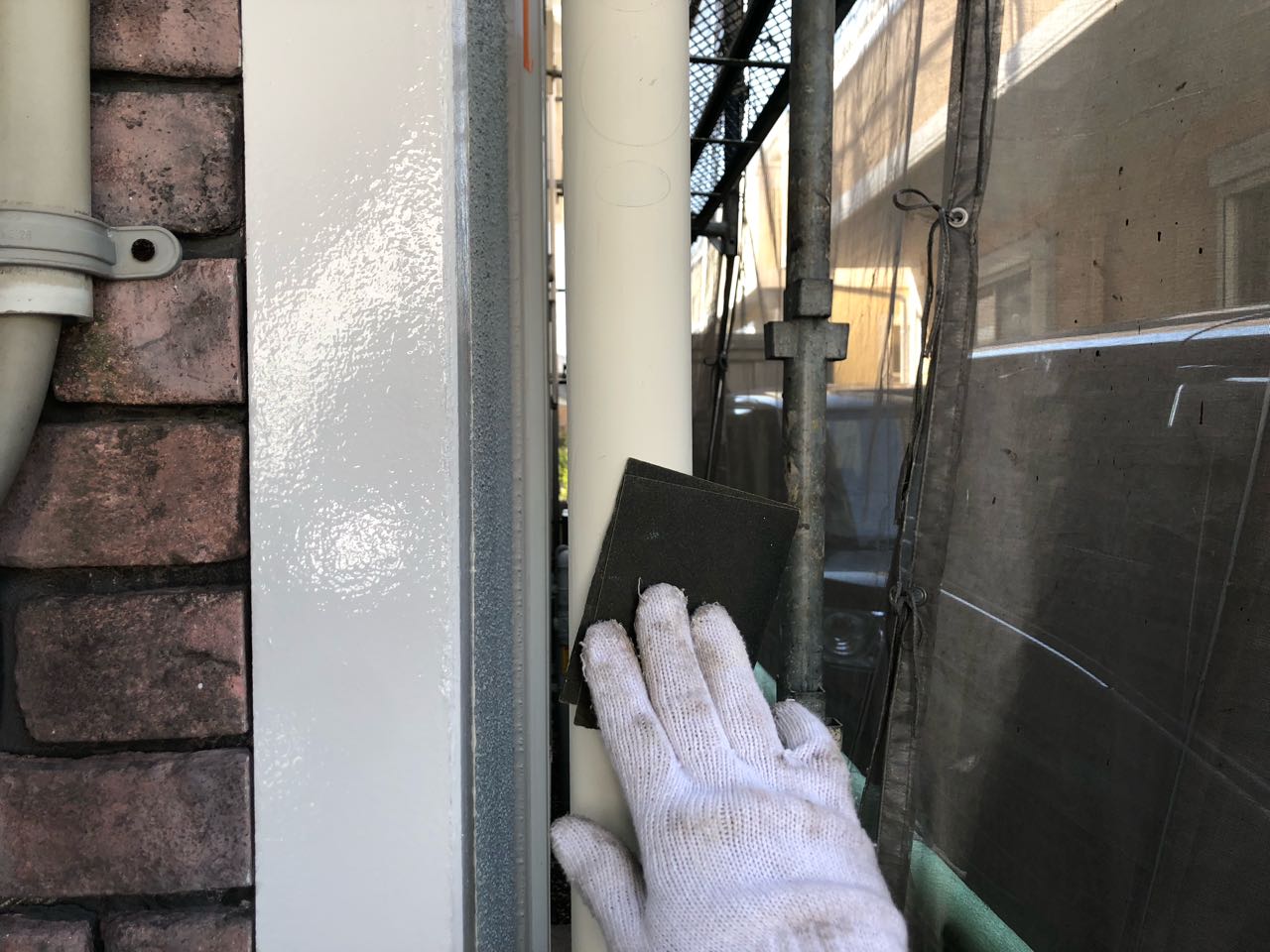 ケレン作業です。