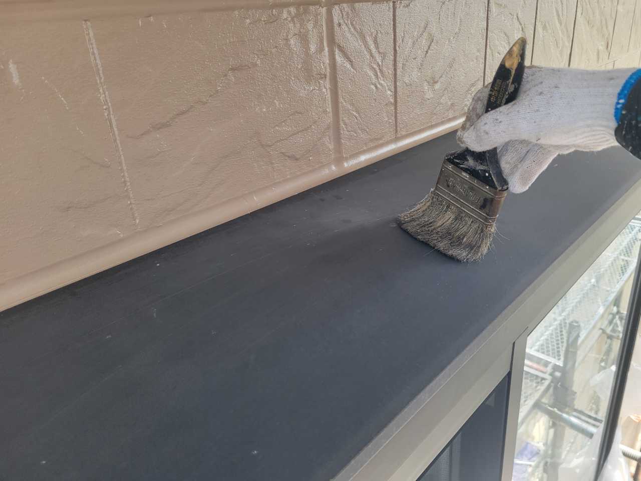 ケレン作業です。